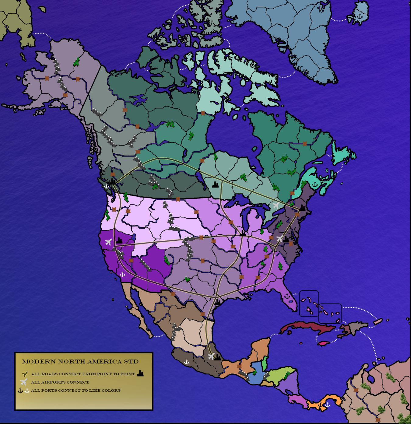 the map